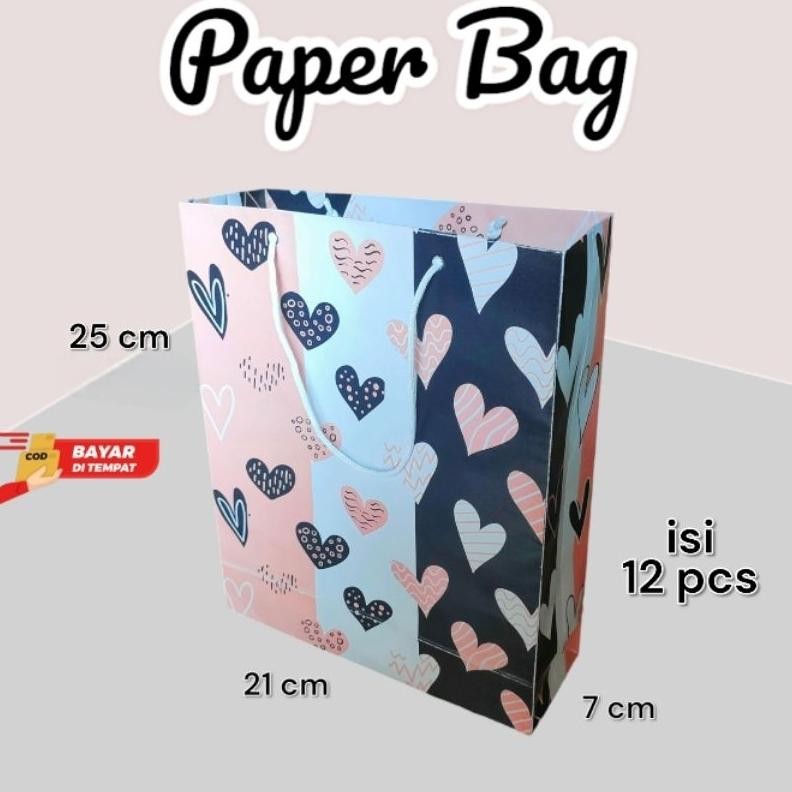 

Paper Bag Kado Ulang Tahun Lusinan Isi 12 pcs Ukuran 21725 cm Nugi