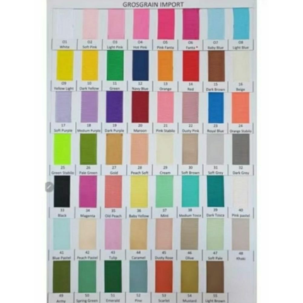

Pita GrosGrain Polos Import 3/8" (1cm) 100 yard Nugi