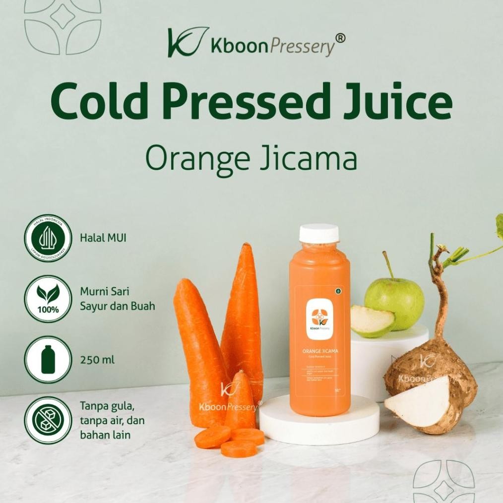 

Cold Pressed Juice Orange Jicama 250ml Nugi