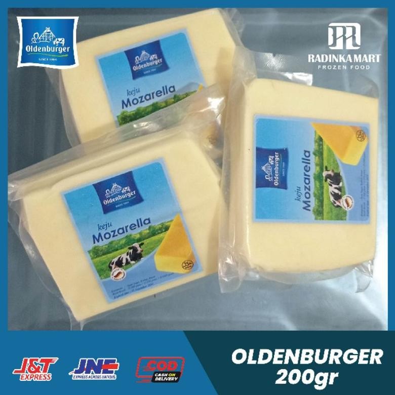 

OldenBurger Mozarella Cheese 200gr - Mozzarella olden burger exp terbaru Nugi