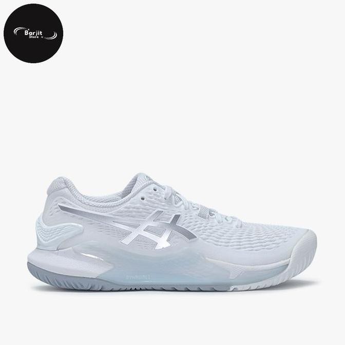 Sepatu Tennis Wanita Asics Gel-Resolution 9 White(Original100%)Asi142A20810