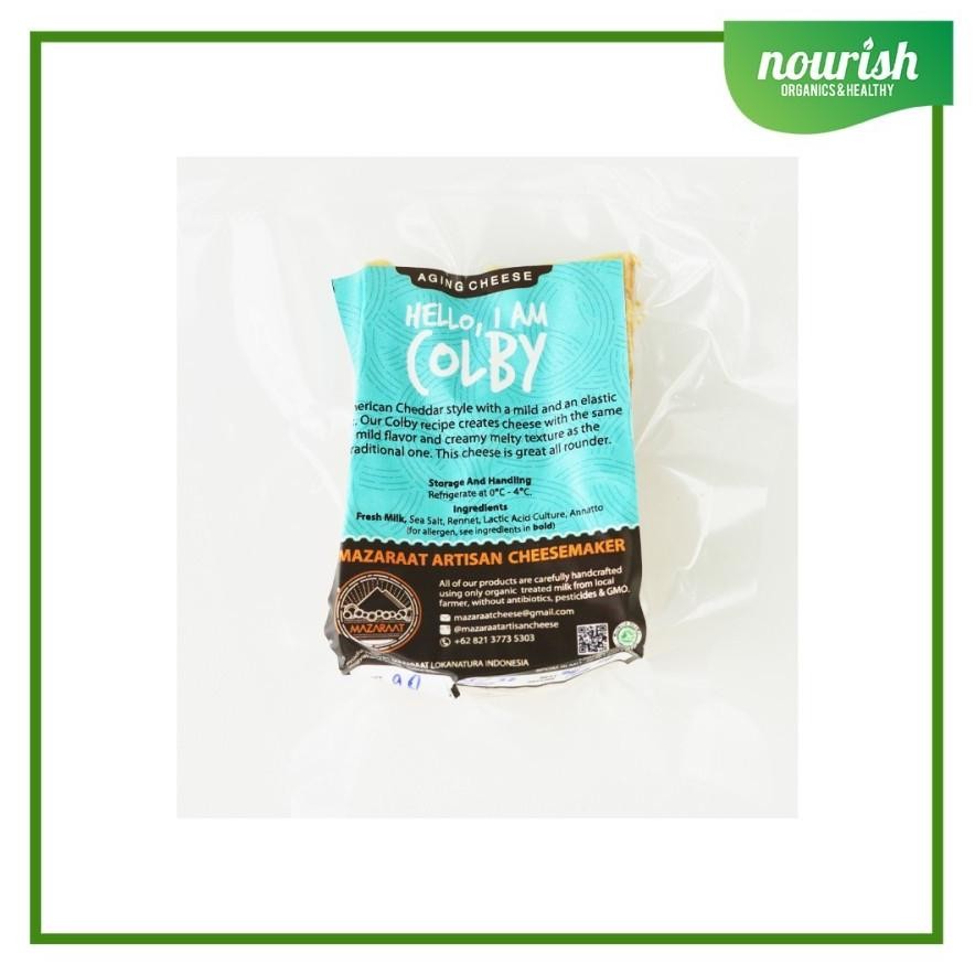 

Mazaraat Colby (American Cheddar) Grass Fed Cheese Nugi