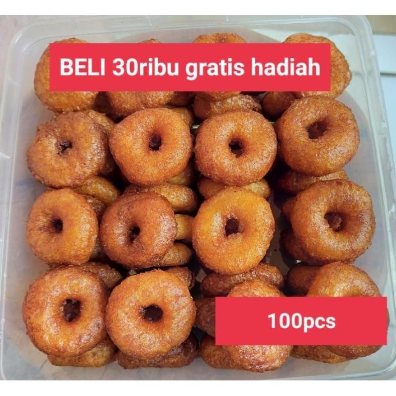 

Kue Cincin Gula Merah 100pcs kue Ali agrem cemilan Nugi