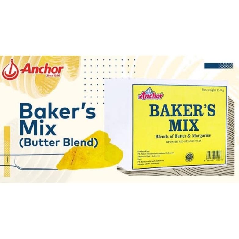 

Anchor Bakers Mix 500 GRAM / Baker Mix / Margarine / Mentega / Butter Blend Nugi