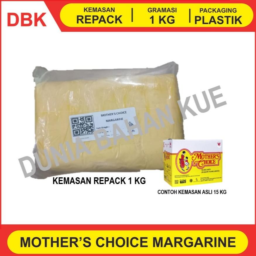 

Mother's Choice Margarine 1 Kg / Mothers Choice / Bakery Margarin Kue Nugi
