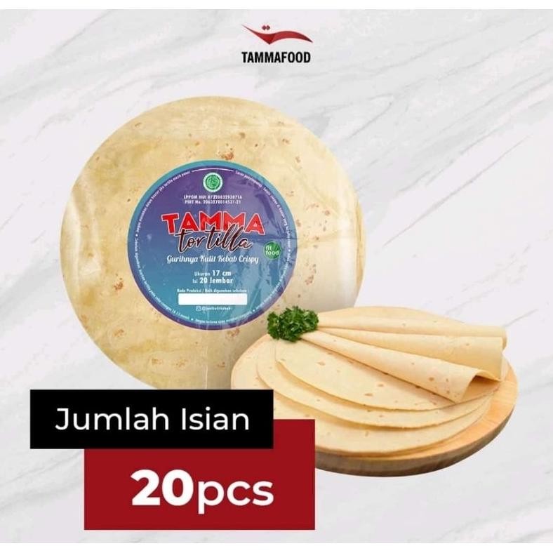 

Tamma Food Kulit Tortilla /Kulit Kebab uk 17 cm Nugi