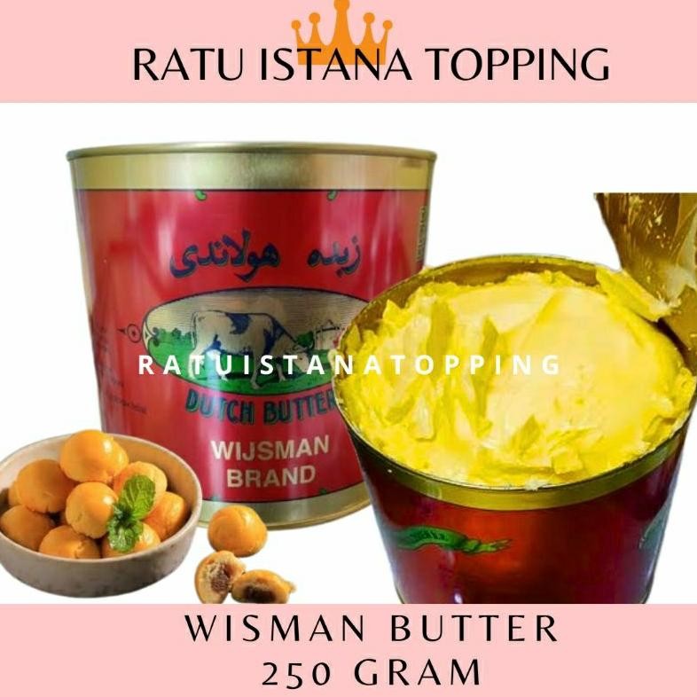 

Butter Wisman 250 Gr MENTEGA WIJSMAN Repack Butter Wysman Nastar Kastengel Martabak Lapis Legit Nugi
