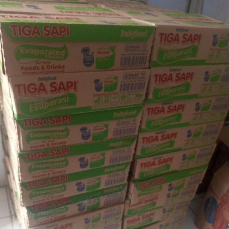 

Susu Evaporasi 3 Sapi , Kartonan isi 12 Nugi