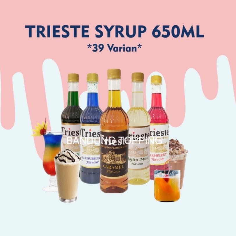 

Trieste syrup rasa buah-buahan 650ml Nugi