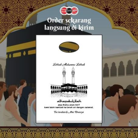 

(Isi 50Pcs Size 25 x 35) Kantong Plastik Ibadah Haji, Umroh, Lebaran Haji | Kantong Plastik Souvenir Haji & Umroh, Kemasan Parcel Haji | Salinan Nugi