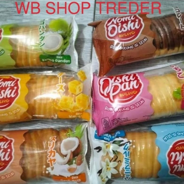 

OISHI Roti Gulung 1 dus 60 pcs mix varian rasa exp 3 bulan Nugi
