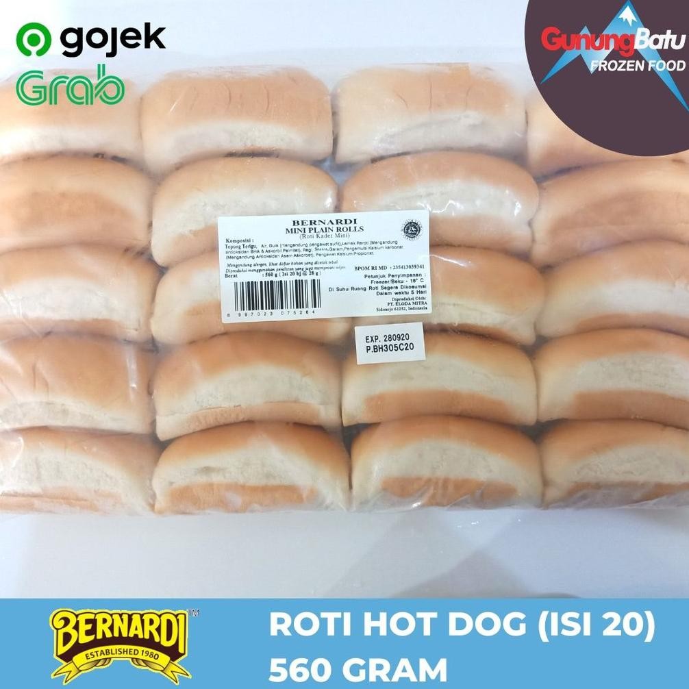

BERNARDI ROTI HOTDOG 20 PCS 560 GRAM Nugi