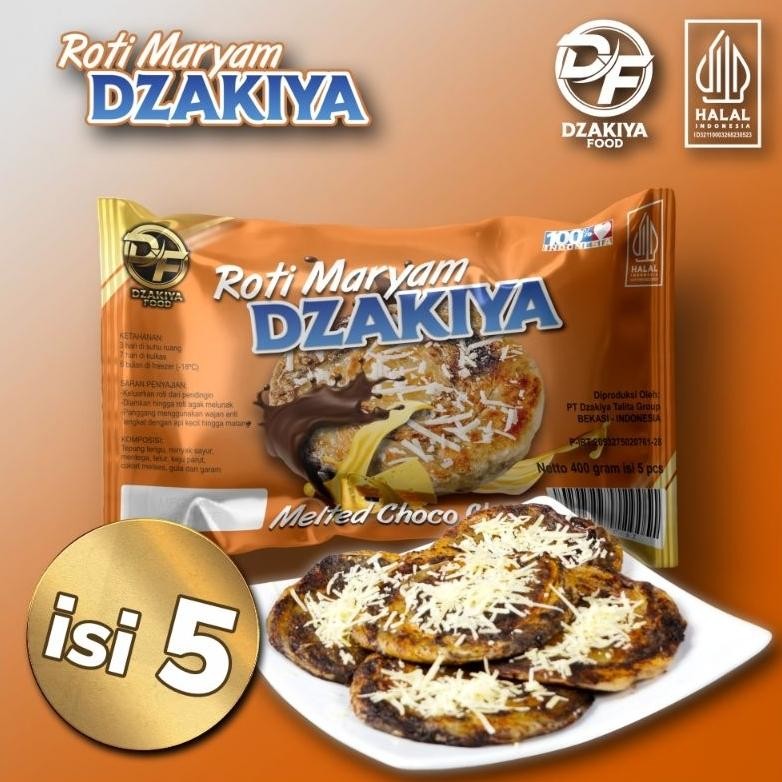 

Roti Maryam Dzakiya COKELAT KEJU Premium Nugi