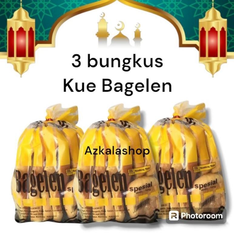 

BAGELEN BANDUNG PAKET 3 BUNGKUS / 1 DUS ISI 3 BJNGKUS / BAGELEN BANDUNG RAYA SALUYU Nugi
