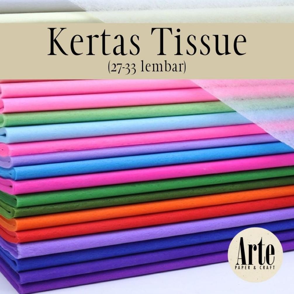 

27 - 33 Lembar Kertas Tissue Paper Buket Bunga Korean Wrapping Flower Bouquet Berkualitas Craft Grade P.MH-01 Nugi