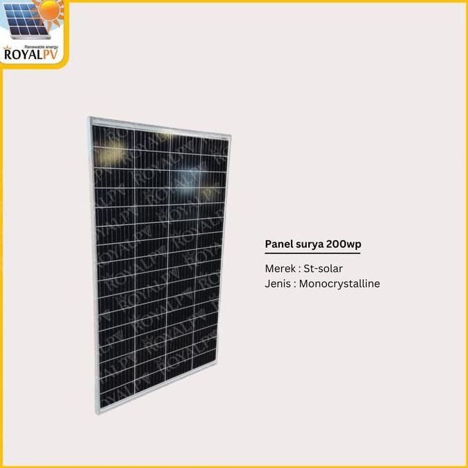TERBARU - Panel surya 200wp solar panel 200wp solar cell 200wp mono