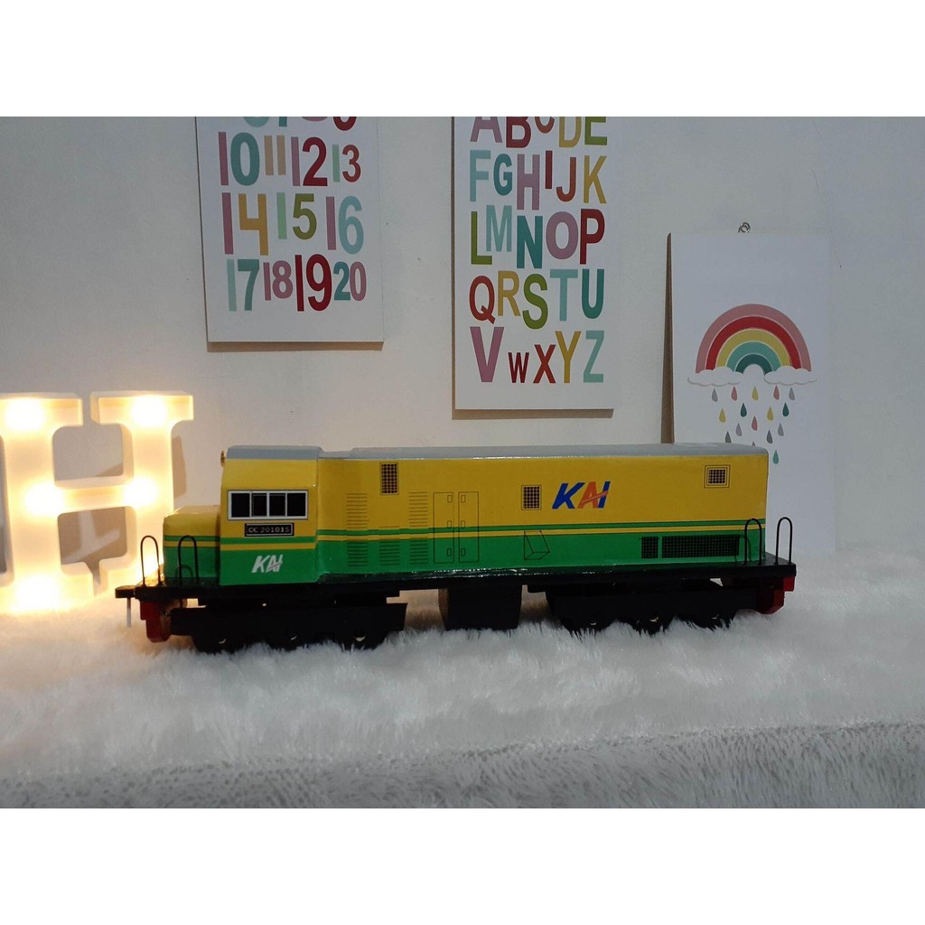 MAINAN KERETA API INDONESIA CC 201 VINTAGE | KERETA API KAYU