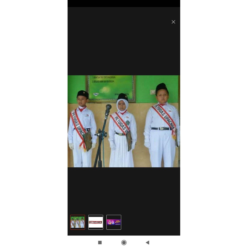 

Map Upacara Bendera Bahan kulit Sintetis