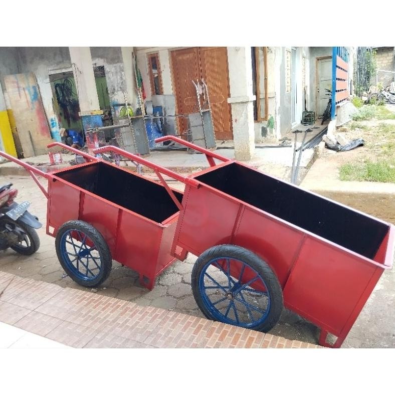 Terlaris Gerobak Besi Gerobak Pasir Gerobak Material Gerobak Sampah