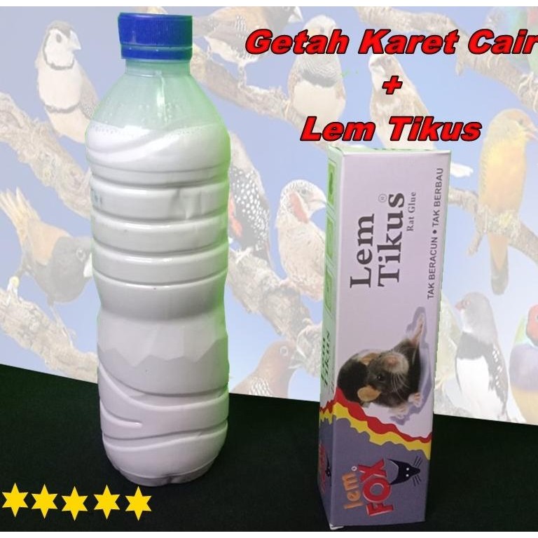 Getah Karet Cair 600ml murni