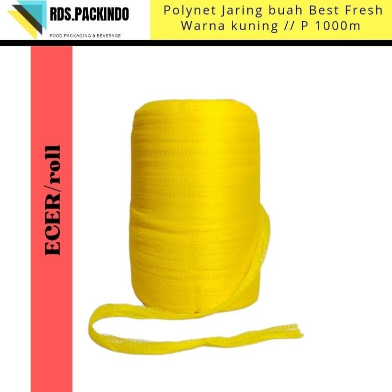 Terlaris Polynet Jaring Buah Best Fresh 1000M (Kuning) // Ecer
