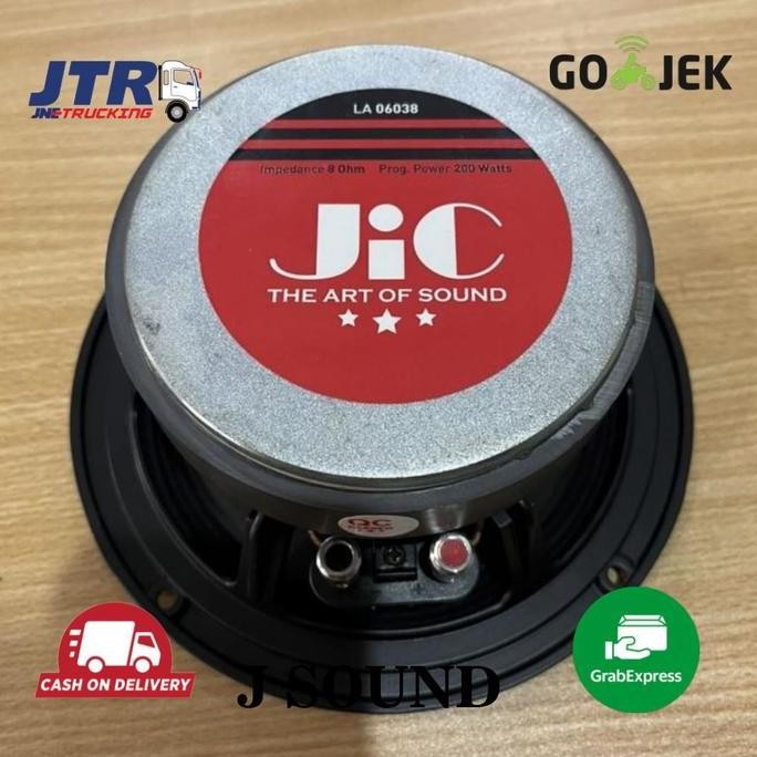 TERBARU - Speaker JIC LA 06038 - Speaker 6 INCH - MID - Original