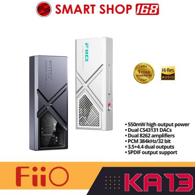TERLARIS - FiiO KA13 / KA 13 Dual CS43131 Portable DAC and Headphone Amplifier