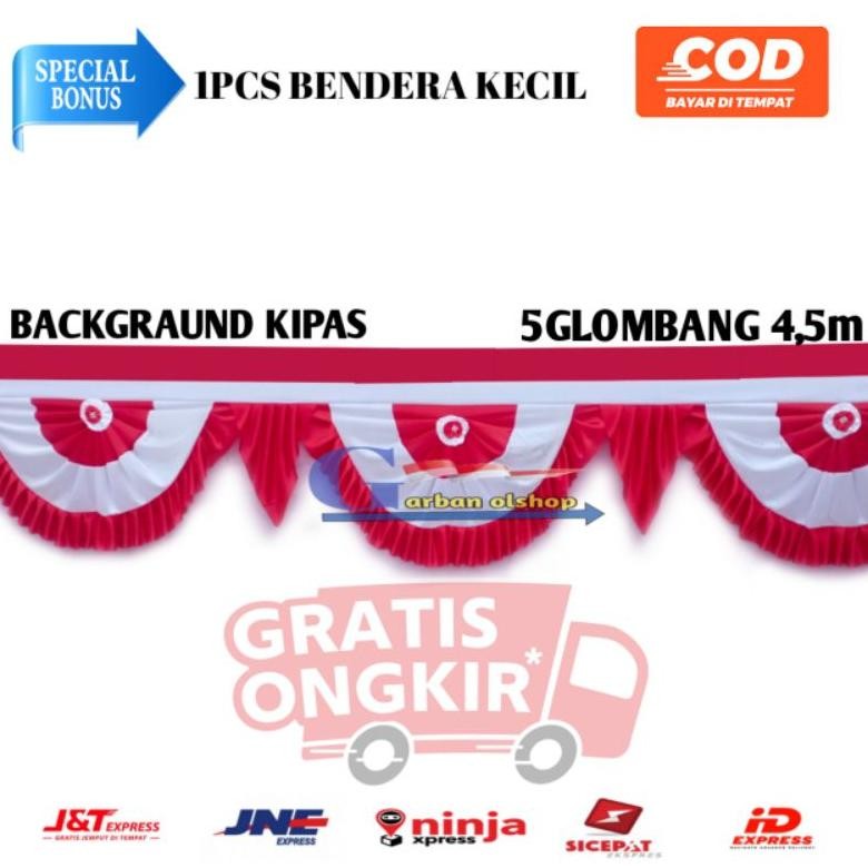 

Bendera Beckrond Matahari 10Glombang Stok