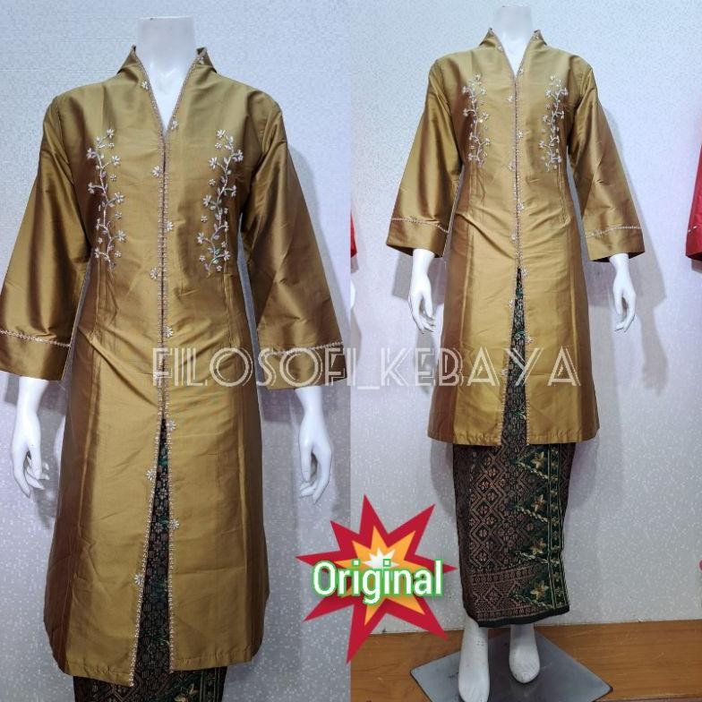 [kajirtjaya - ] Atasan kebaya kurung taffeta full payet // kebaya kurung taffeta melayu // kebaya ku