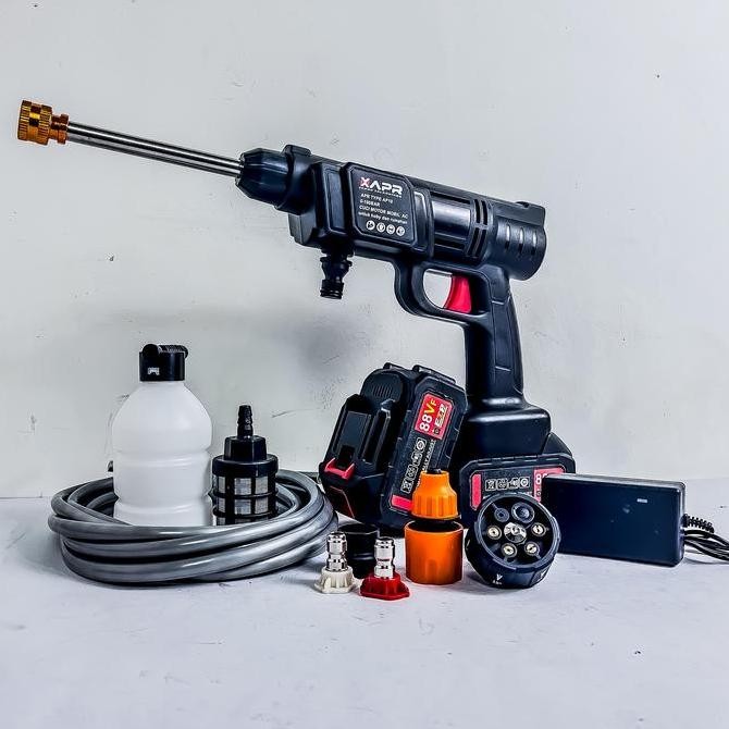 Mesin Cuci Motor Mobil APR Japan A10 2Baterai Jet Cleaner