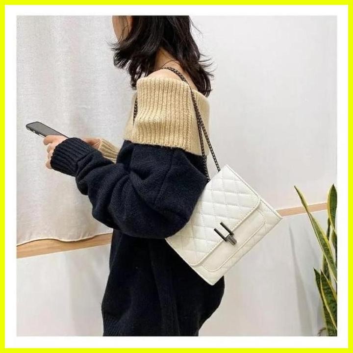 Sale Gtw -Tas Wanita Amora_Bn /Tas Tali Rantai/Selempang Bag/Tas Bahu Lengkap