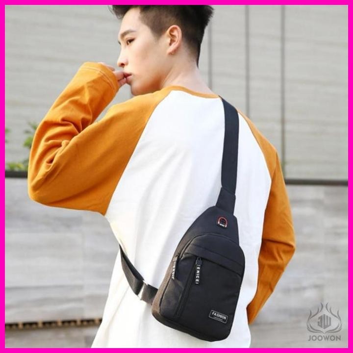Original Tas Selempang Bahu Pria Trendy Oxford Waterproof Kekinian Terbaru - Lw01