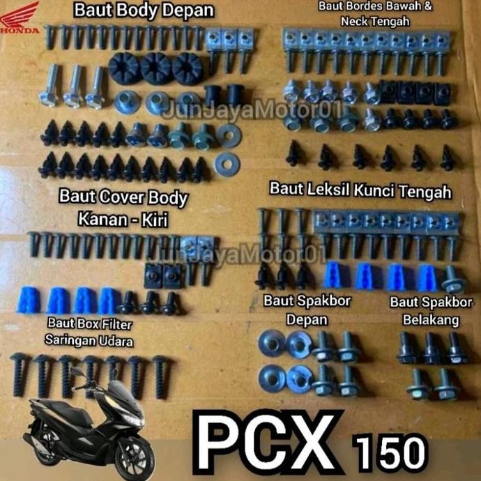 baut full set body Honda PCX 150 | baut lengkap body PCX 150