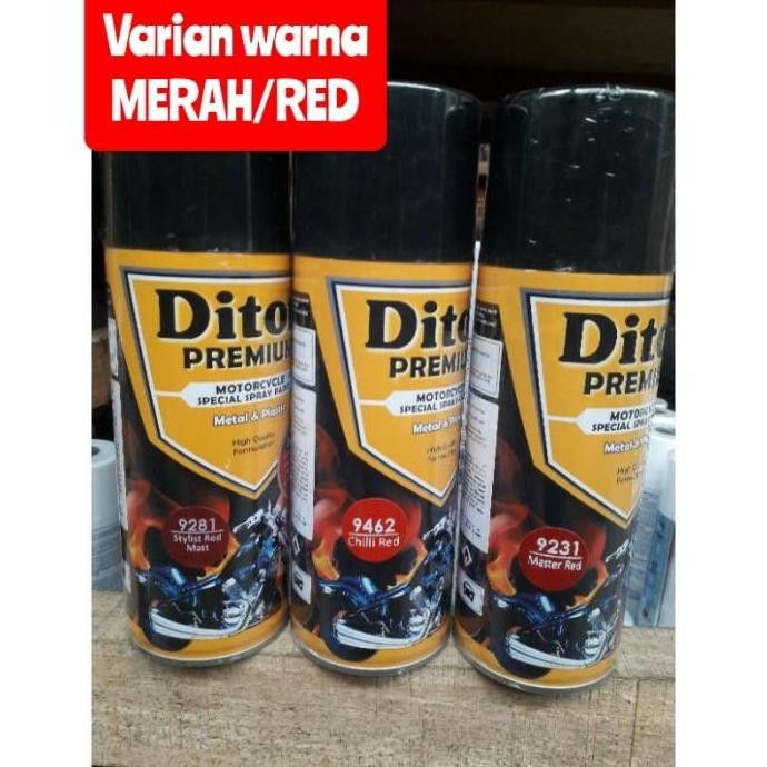 pilok diton premium merah doff stylish red matt 9281 VARIAN MERAH/RED