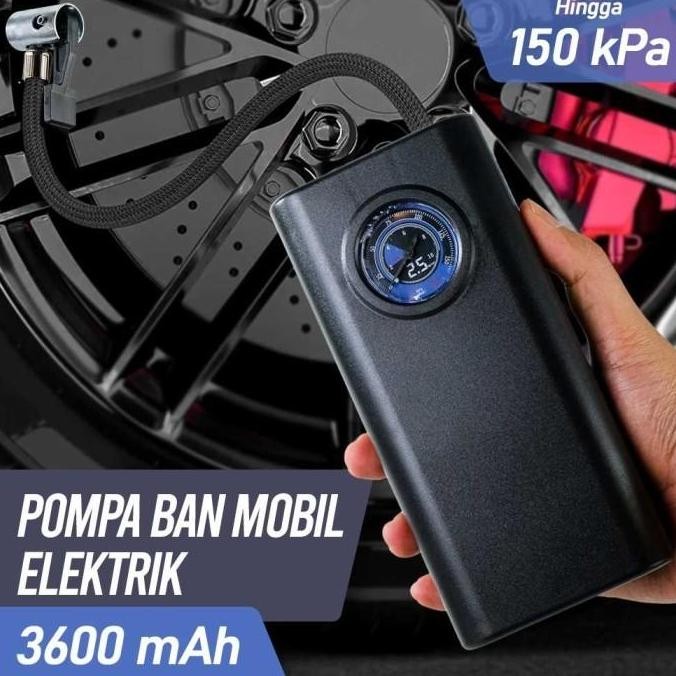 Pompa Elektrik Pompa Angin Ban Mobil Motor Sepeda Elektrik Inflator Portable