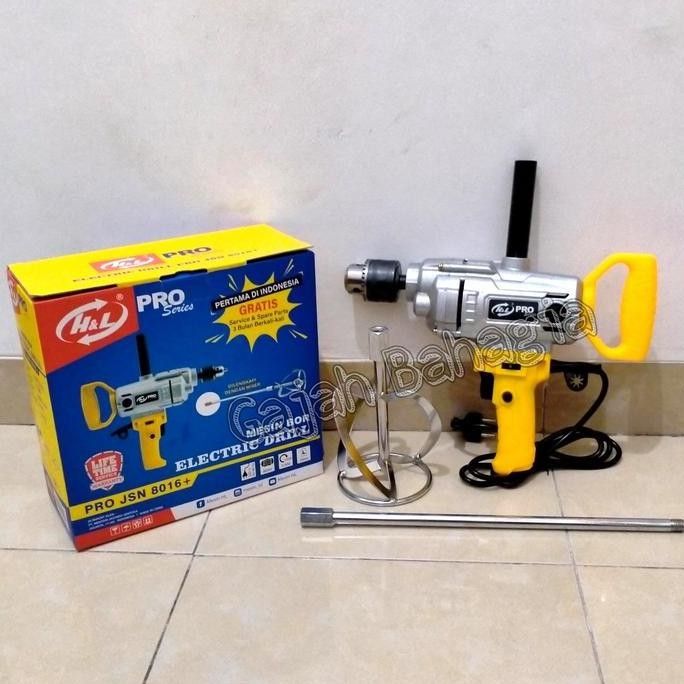 Mesin bor mixer pengaduk cat semen Bor dragon 16mm Bor palang Besi