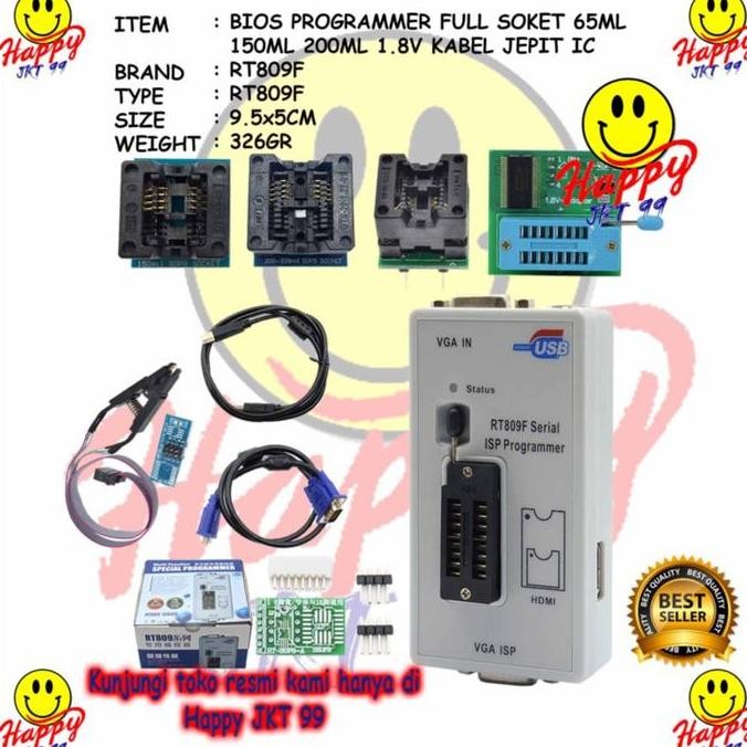 HIGH QUALITY PROGRAMMER RT809 Alat Flash RT809 RT809F RT 809 PROGRAMER