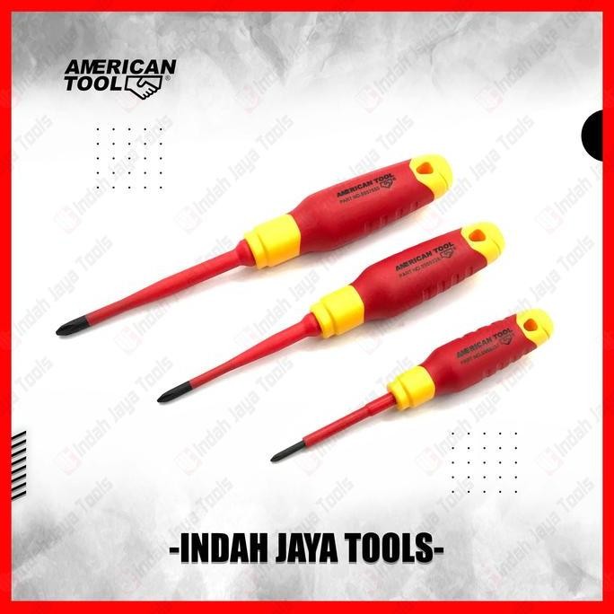 AMERICAN TOOL Obeng Listrik PLUS - Electric Magnetic 1000V Screwdriver