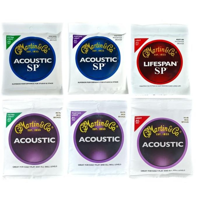 Original Martin & Co Senar Gitar Akustik Elektrik Original - String Guitar Premium