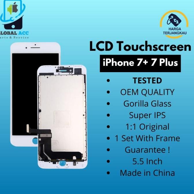 Lcd + Touchscreen Iphone 7 Plus Original Oem 100%