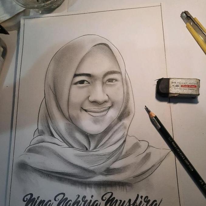 

Lukis Wajah Manual Tangan Sendiri - Sketsa Promo - Hadiah, Painting