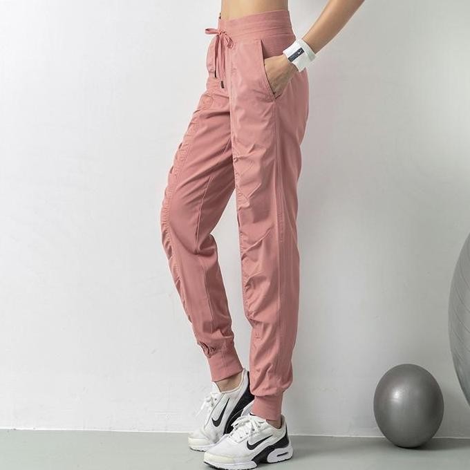 [ Fiery Sport ] Training Pants Model Jogger Long Terbaru New Style Slim Fit Fit Cewek Dewasa No Moti