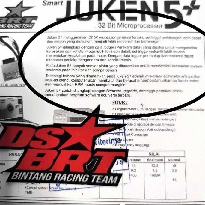 ECU BRT JUKEN 5++ Plus Plus NINJA 250 MONO FI RR SL Racing Turbo Dualband