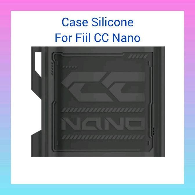 Promo Case Fiil CC Nano Silicone Cover Aksesoris Earphone Hitam