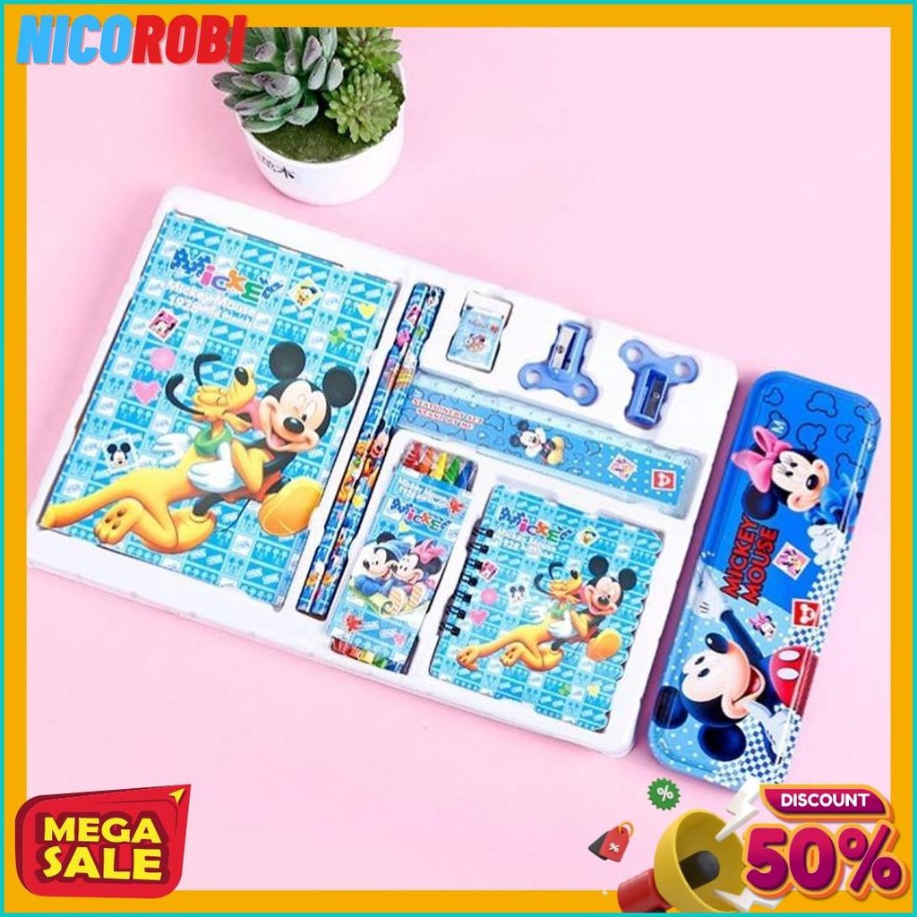 

Cod - S5982 Set Alat Tulis 8 In 1 / Set Alat Tulis Anak Motif Kartun / Set Alat Tulis 8 In 1 Lucu / Stationery Set 8 In 1 Lucu Diskon Setengah Harga