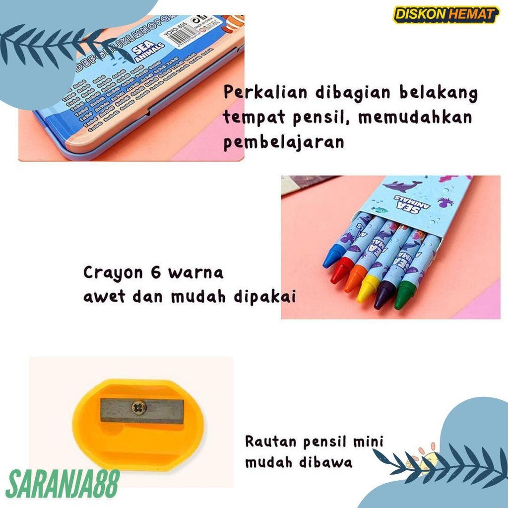 

Taiyo Alat Tulis Set Anak 7In1 Sanrio Pencil Stationery Tempat Kotak Pensil Perlengkapan Sekolah Atk Flash Sale! Diskon Hingga 70%