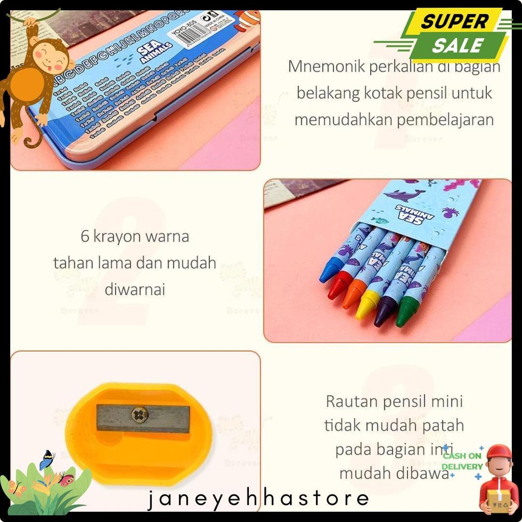 

Id Bevavar 6 In 1 Kotak Pensil Anak Set Sekolah/Stationery Set Lengkap Alat Tulis Set Kotak Pensil Karakter Terlaris! Produk Ini Banyak Dicari