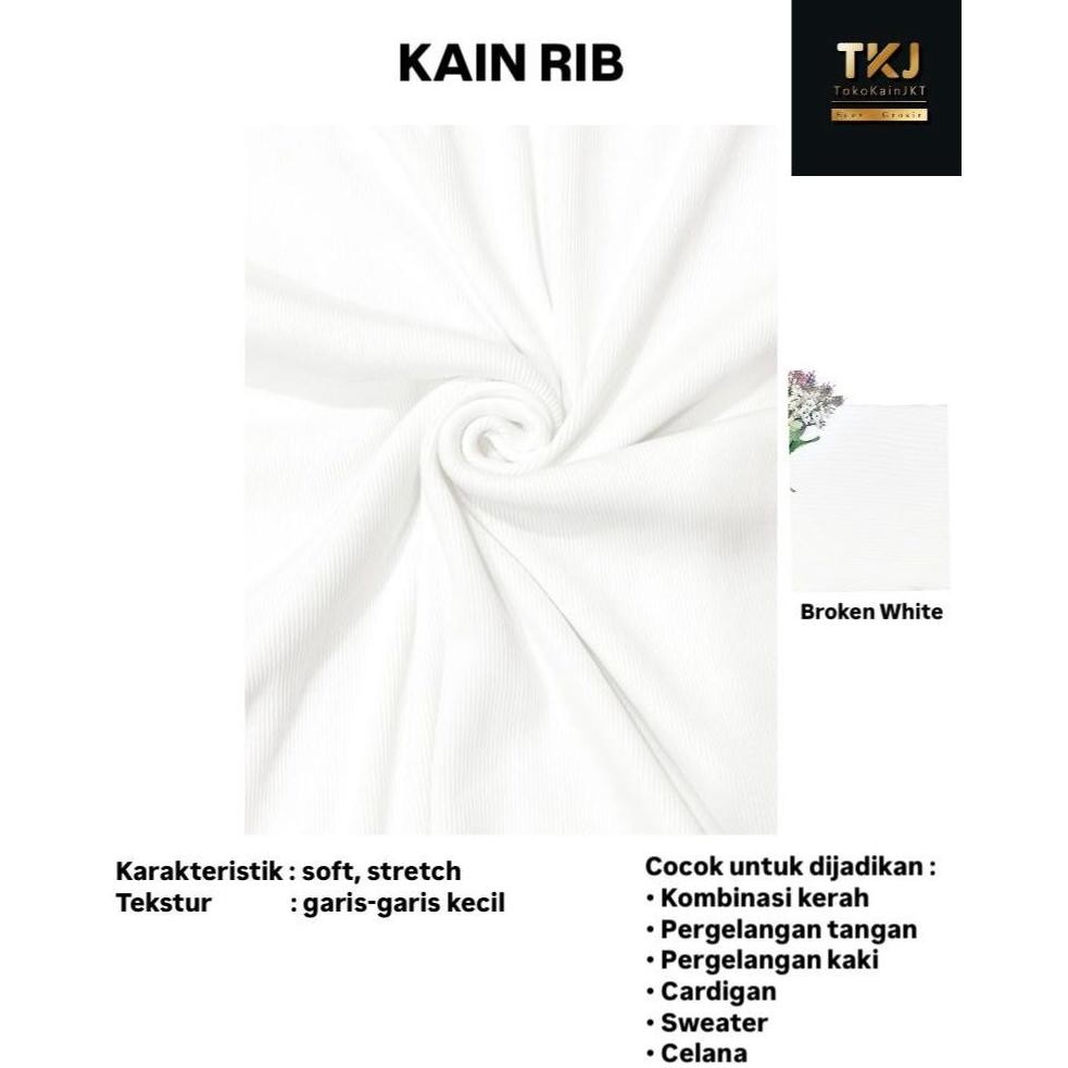 DF281>> Kain Rib / Bahan Rib / Rib Kombinasi / RIB Knitting / Kaos Rib / Kain Rib Murah / Rib Murah 