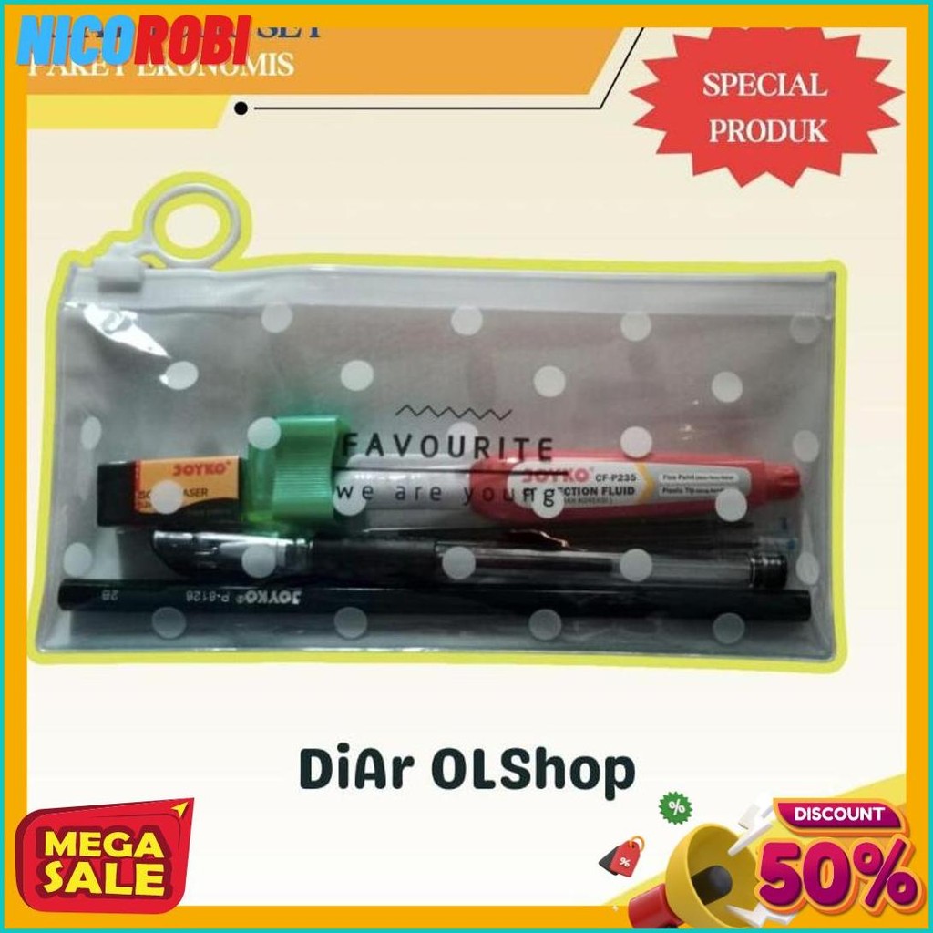 

Alat Tulis Set Murah Ekonomis Joyko Lengkap Flash Sale! Diskon Hingga 70%