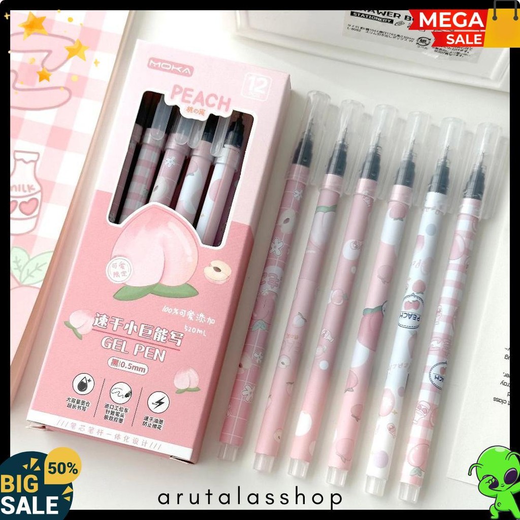 

Moka 1 Set Isi 6Pcs Pulpen Gel Tip Runcing Motif Kartun Lucu Dengan Ujung 0,5Mm Mkp27 Flash Sale! Diskon Hingga 70%